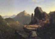 Thomas Cole Scene from The Last of the Mohicans Cora Kneeling at the Feet of Tamenund (mk13) painting